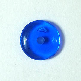 Acryl-Perle Linse blau